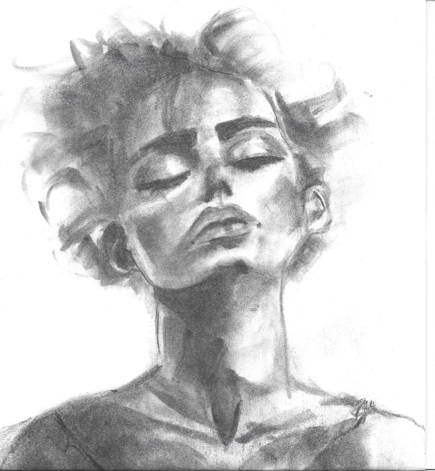 Charcoal portrait - Original