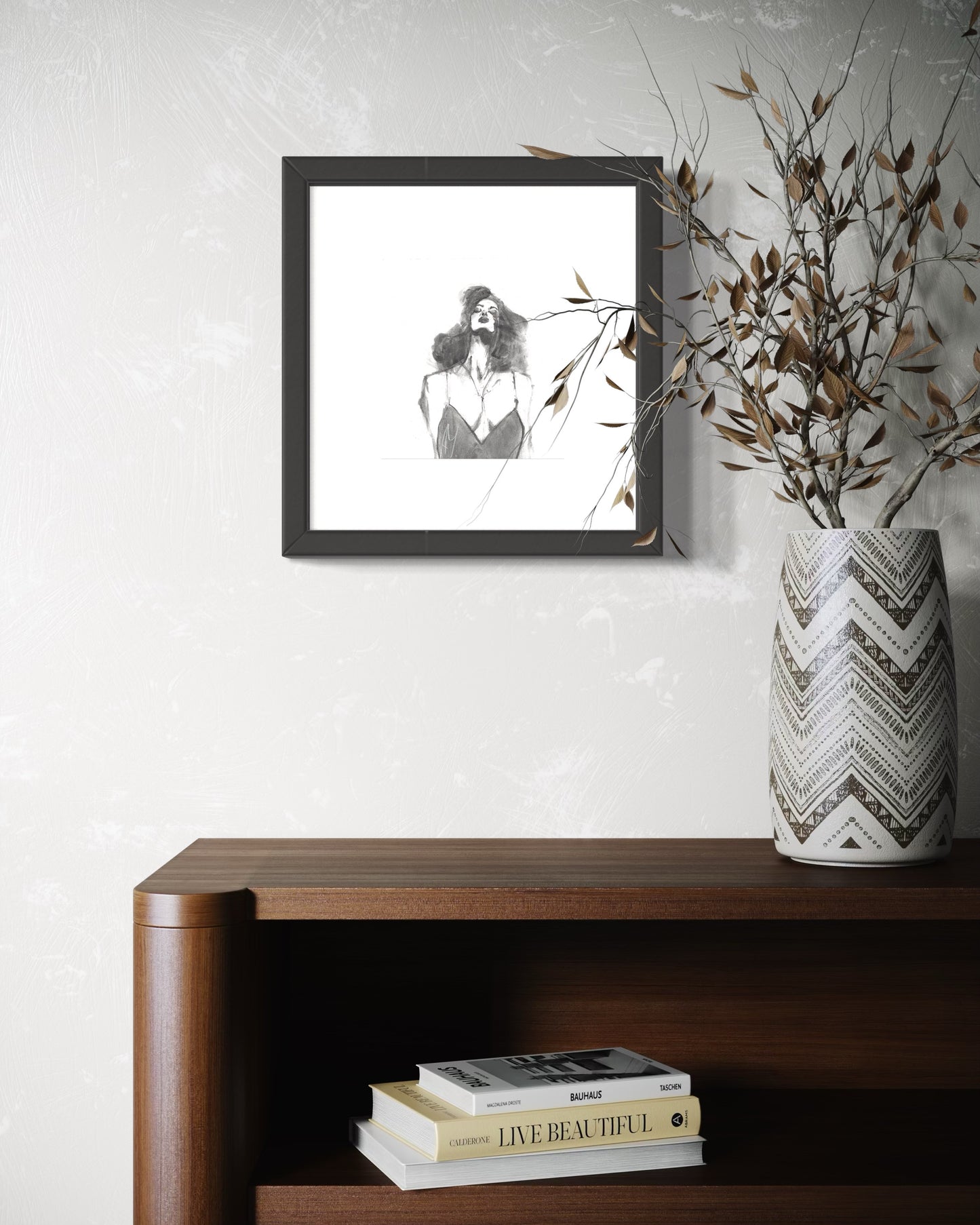 Poised in Reflection - Original